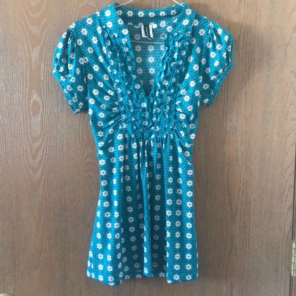 Turquoise dress shirt